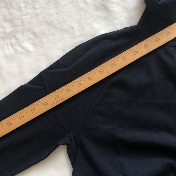 Talbots Navy Turtleneck Sweater top Size small - Picture 4 of 6